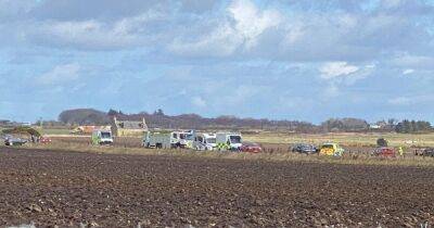 Three-year-old boy airlifted to hospital after horror Scots road crash - www.dailyrecord.co.uk - Scotland - Beyond