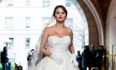Selena Gomez stuns in a wedding dress and more estrellas we love - us.hola.com