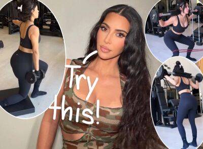 Kim Kardashian Reveals Her SUPER Intense Weightlifting Regimen -- Could You Keep Up?? - perezhilton.com