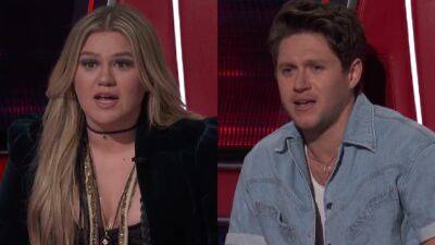'The Voice': Kelly Clarkson and Niall Horan Get Emotional Over a Bon Iver Battle - www.etonline.com