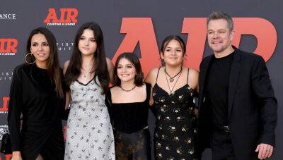 Matt Damon Makes Rare Public Appearance with His Three Youngest Daughters at 'AIR' Premiere! - www.justjared.com - Jordan