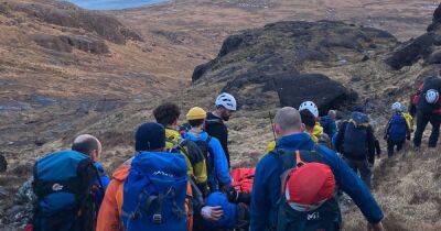 Scots mountain rescue team member airlifted to hospital after 'unfortunate accident' during training - www.dailyrecord.co.uk - Scotland