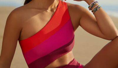 21 Cutest Color Block Swimsuits Trending for Spring and Summer - www.usmagazine.com