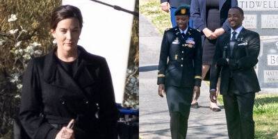 'Captain America 4' Set Photos Show Liv Tyler, Anthony Mackie (in an Arm Sling) & More Filming in a Cemetery - www.justjared.com - county Harrison - state Georgia - county Ford - city Atlanta, state Georgia