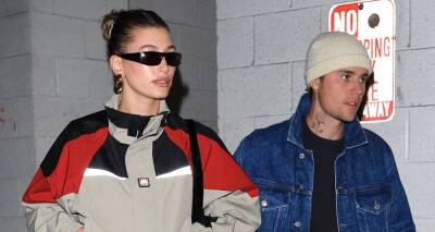 Justin & Hailey Bieber Step Out for Low-Key Dinner in Beverly Hills - www.justjared.com - Beverly Hills