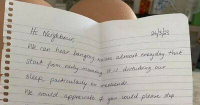 Neighbour orders mum to keep kids quiet between 7am and 7pm with 'threatening' note - www.dailyrecord.co.uk - Beyond