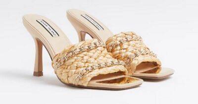Shoppers rush to buy £20 River Island sandals that are just like £860 Bottega Veneta pair - www.ok.co.uk