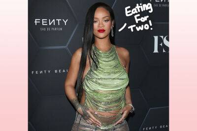 Rihanna Shows Off Her Saucy Pregnancy Cravings & Baby Bump In New Pics! - perezhilton.com - Italy