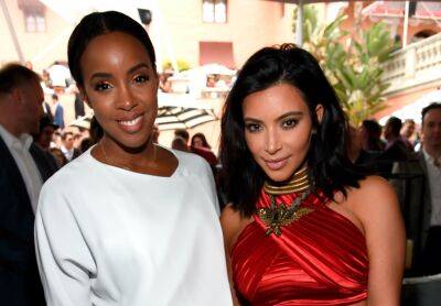 Kim Kardashian & Kelly Rowland Hit The Gym Together - etcanada.com - county Storey