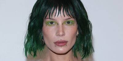 Dupe Halsey's Grungy Chartreuse Smokey Eye Using Products From Her Brands About-Face & AF94 - www.justjared.com
