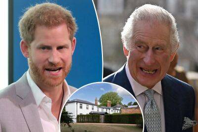 Charles evicted Harry from Frogmore over Camilla ‘villain’ attacks: report - nypost.com - county Charles