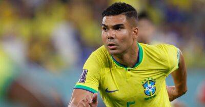 Manchester United pair Casemiro and Antony called up to Brazil squad but Fred left out - www.manchestereveningnews.co.uk - Brazil - Manchester - Sancho - Qatar - city Santos - Morocco - Croatia