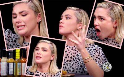 Poor Florence Pugh DESTROYED By Wings In Hot Ones Interview! - perezhilton.com - Beyond