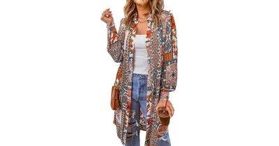 This Patchwork Floral Cardigan Is the Lightweight Layer You Need for Spring - www.usmagazine.com