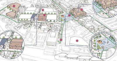First look at masterplan to rejuvenate Hyde town centre which could see market relocated and tree-lined streets - www.manchestereveningnews.co.uk - county Hall - Manchester