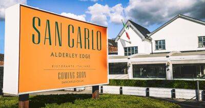 New San Carlo opening at former Gino D'Acampo site in Alderley Edge delayed for spectacular £2mn redesign - www.manchestereveningnews.co.uk - Britain - Italy - Manchester - county Hale
