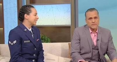 'General Hospital' Star Maurice Benard Has Emotional Reunion with Daugher Who Serves in Air Force - Watch Now - www.justjared.com