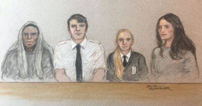 Court sketches show Constance Marten and Mark Gordon in the dock accused of killing baby girl - www.manchestereveningnews.co.uk - Manchester - city Brighton - county Gordon