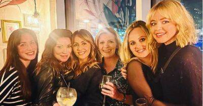 Corrie fans notice gorgeous details as soap ladies glam up to celebrate Alison King's 50th birthday - www.manchestereveningnews.co.uk