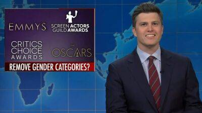 ‘SNL’s Weekend Update Takes On Gender-Neutral Categories At Award Shows & Offers An Idea - deadline.com