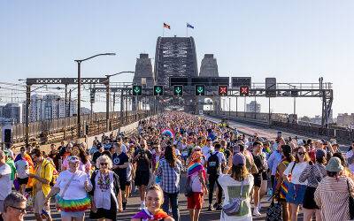 WorldPride: Powerful Message as 50,000 People March Across Sydney Harbour Bridge - gaynation.co