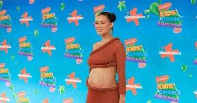 Montana Brown does a Rihanna and puts baby bump on proud display in cut out dress - www.ok.co.uk - USA - Barbados - Montana