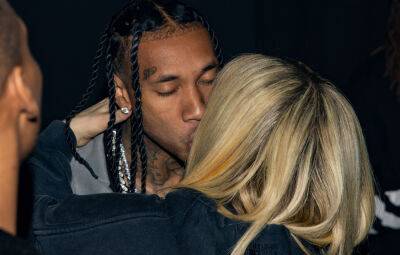 Avril Lavigne & Tyga Seemingly Confirm Relationship by Kissing at Paris Fashion Week - www.justjared.com - France