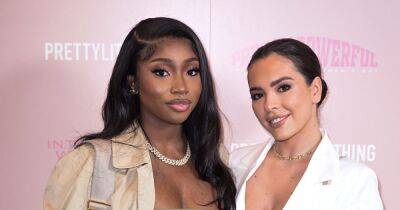Love Island's Gemma Owen and Indiyah Polack look glam as they reunite at PLT event - www.ok.co.uk - London