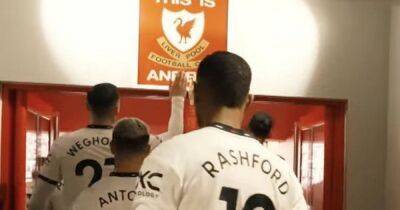 Manchester United player Wout Weghorst issues statement after touching 'This is Anfield' sign - www.manchestereveningnews.co.uk - Manchester