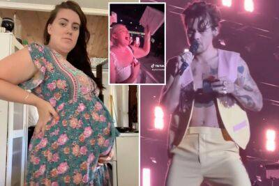Harry Styles performs gender reveal during show: ‘Can’t believe this happened’ - nypost.com