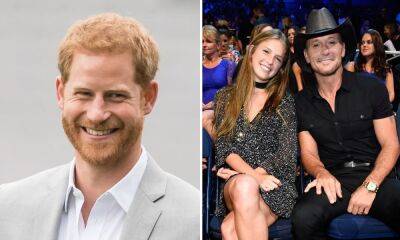 Tim McGraw's activist daughter chats with Prince Harry in incredible unearthed photos - hellomagazine.com