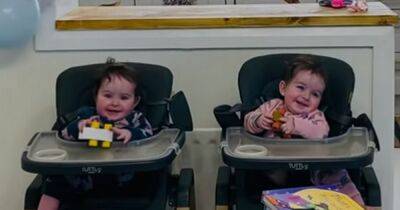 Proud parents of previously conjoined twin girls celebrate their first birthday - www.dailyrecord.co.uk - Ireland