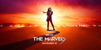 'The Marvels' Teaser Trailer: Brie Larson, Teyonah Parris, & Iman Vellani Team Up to Save the Universe - www.justjared.com - Jersey