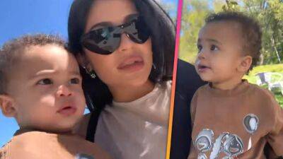 Kylie Jenner Shares New Pics of Son Aire and Daughter Stormi: 'Adventures With My Angels' - www.etonline.com