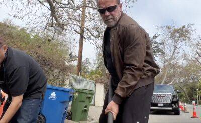 The TARminator: Arnold Schwarzenegger Shares Video Of Himself Out Fixing Neighborhood Potholes After Wet L.A. Winter - deadline.com - Los Angeles