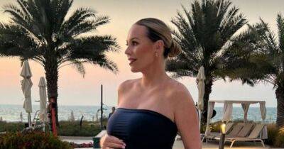 Pregnant Kate Ferdinand divides fans with 'risky' video taken on family holiday - www.ok.co.uk - Uae
