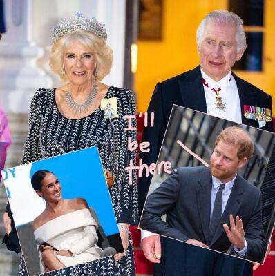 Prince Harry WILL Attend King Charles' Coronation -- Without Meghan Markle!! - perezhilton.com - California - county Storey