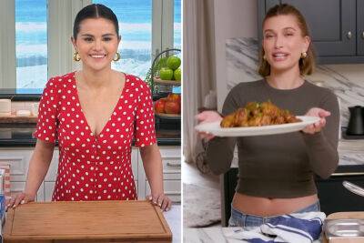 Selena Gomez fans skewer Hailey Bieber’s cooking show: ‘Stop copying’ - nypost.com