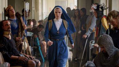 ‘Mrs. Davis’ Star Betty Gilpin’s Dad Introduced Her to Three Nuns to Prepare for Role - variety.com - Los Angeles - county Gilpin