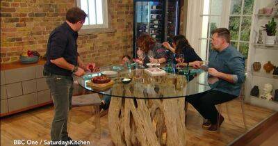 Saturday Kitchen viewers in stitches as guest falls off a chair live on TV - www.ok.co.uk - New York