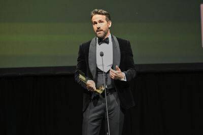 Ryan Reynolds ‘Gobsmacked & Emotional As All Hell’ After Receiving Humanitarian Honour At Canadian Screen Awards - etcanada.com - county Hall - county Reynolds
