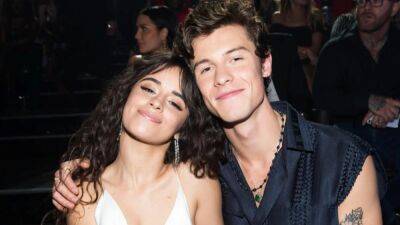 Camila Cabello and Shawn Mendes Reunite at Coachella, Huddle With Friends Over Drinks - www.etonline.com - Los Angeles - California