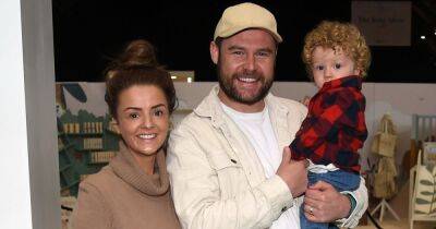 Emmerdale star Danny Miller can't stop smiling on day out with pregnant wife and son - www.ok.co.uk - Manchester