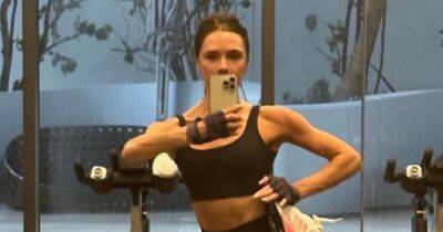 Victoria Beckham, 49, shows off rock hard abs in series of workout snaps as David Beckham caught undressed - www.manchestereveningnews.co.uk - Manchester - city Holland, county Park