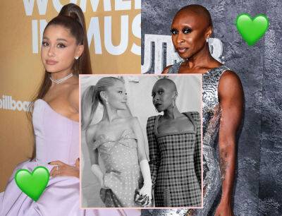 You Can Barely See It -- But Here's A First Look At Ariana Grande & Cynthia Erivo In The Wicked Movie! - perezhilton.com