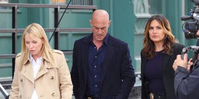 Mariska Hargitay & Christopher Meloni Reunite with Kelli Giddish For 'SVU' Season Finale Filming - www.justjared.com - New York