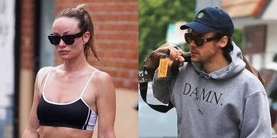 Harry Styles & Olivia Wilde Kickstart the Week With Separate Workouts at Same Gym - www.justjared.com - city Studio