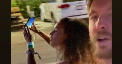 Calvin Harris shares first selfie with fiancée Vick Hope after Coachella set - www.dailyrecord.co.uk - Australia - Scotland - London - California - Jordan