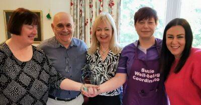 A Crieff residential home and a caring Dunkeld community celebrate being joint winners of creative award - www.dailyrecord.co.uk - city Richmond