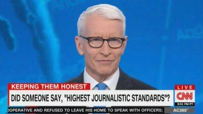 Anderson Cooper Scoffs at Fox News’ Claim That Dominion Payout Reflects ‘Highest Journalistic Standards': ‘Come On’ (Video) - thewrap.com - county Anderson - county Cooper